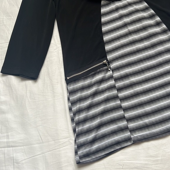 NWT Cleo Petite Cowl Neck Multicolor Tunic - Picture 3 of 7